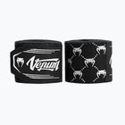 Boxerské bandáže Venum Hand Wraps black/white