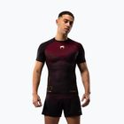 Pánske tréningové tričko Venum Tactical XT Rashguards black/burgundy/gold