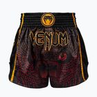 Pánske tréningové šortky Venum Quetzal Fury Muay Thai black/fury red/tangerine