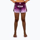 Dámske tréningové šortky Venum Iris Muay Thai plum/white