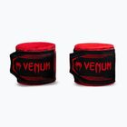 Boxerské bandáže Venum Tartan Handwraps 400 cm fury red