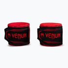 Boxerské bandáže Venum Tartan Handwraps 450 cm fury red