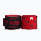 Boxerské bandáže Venum Monogram Hand Wraps Advanced 400 cm red