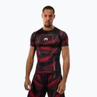 Pánsky rashguard Venum Matupa Short Sleeve black/red/silver