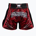 Pánske tréningové šortky Venum Wolf Attack Muay Thai Shorts black/red