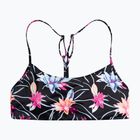 Vrchný diel plaviek ROXY Active Bralette 2021 anthracite/floral flow