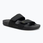 Pánske šľapky Quiksilver Rivi Leather Double Adjust black 1
