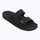 Pánske šľapky Quiksilver Rivi Leather Double Adjust black 1