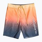 Quiksilver pánske plavecké šortky Everyday Warp Fade 20" oranžové a tmavomodré EQYBS04790-BSL6