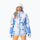 Dámska snowboardová bunda ROXY Chloe Kim azure blue clouds