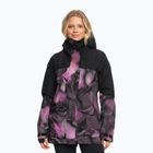 Dámska snowboardová bunda ROXY Gore-Tex Glade Printed true black pansy pansy