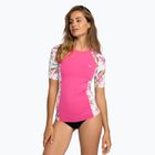 Dámske tričko na plávanie  ROXY Lycra Printed white happy tropical swim