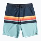 Pánske plavecké šortky Billabong All Day HTR Stripes OG blue