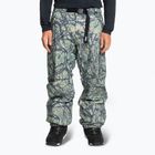 Pánske snowboardové nohavice Quiksilver Snow Down Cargo woodland abstract sea spray