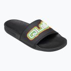 Quiksilver pánske žabky Rivi Wordmark Slide II black rasta