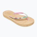 Dámske žabky ROXY South Beach III green/pink