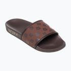 Dámske šľapky ROXY Slippy IV brown combo