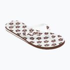 ROXY Portofino III dámske žabky dc light brown/white