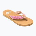 Dámske žabky ROXY Porto Raffia II raspberry