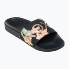 Dámske žabky ROXY Slippy II black/green print