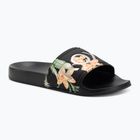 Dámske šľapky ROXY Slippy II black/green print