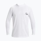 Pánske plavecké tričko longsleeve Quiksilver DNA Bubble Logo white