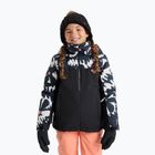Detská snowboardová bunda ROXY Galaxy true black/big flower