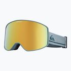 Snowboardové okuliare Quiksilver Storm dark ivy/clux ml gold