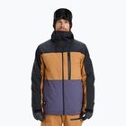 Pánska snowboardová bunda Quiksilver Sycamore Block 20K dark ivy