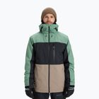 Pánska snowboardová bunda Quiksilver Sycamore Block 20K dark ivy