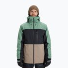 Pánska snowboardová bunda Quiksilver Sycamore Block 20K dark ivy