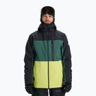 Pánska snowboardová bunda Quiksilver Sycamore Block 20K dark ivy