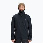 Pánska snowboardová mikina Quiksilver Steep Point Full Zip Fleece true black
