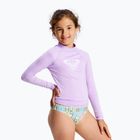 Detské plavecké tričko longsleeve ROXY Whole Hearted crocus petal