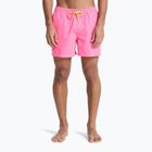 Pánske plavecké šortky Quiksilver Everyday Solid Volley 15" pink lemonade