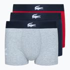 Boxerky Lacoste 5H1803 BCK 3 pary navy blue/silver china/red