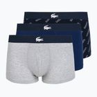 Pánske boxerky Lacoste 5H1288 3-pack navy blue/white/silver ch