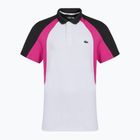 Pánske tričko Lacoste Tennis Polo DH8963 white/malva black