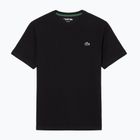 Pánske tenisové tričko Lacoste TH0003 black/lambʼs lettuce