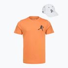 Pánske tričko + čiapka Lacoste TH1044 blossom/white