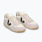 Dámske topánky VEJA V-10 Prime Leather pure/black/parme