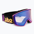 Lyžiarske okuliare Julbo Launcher Reactiv High Contrast pink/ black/ flash blue