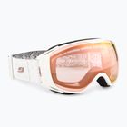 Dámske lyžiarske okuliare Julbo Luna Reactiv High Contrast white/flash pink