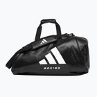 Tréningová taška adidas 2 v 1 Boxing S čierna/biela