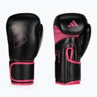 Boxerské rukavice adidas Hybrid 80 black/pink ADIH80
