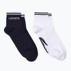 Lacoste pánske tenisové ponožky 2 páry námornícka modrá/biela RA4187