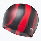 Plavecká čiapka TYR Multi-Color Silicone black/red