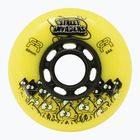 Kolieska na in-line korčule FR Skates Street Invaders Wheels 80mm/84A X4 yellow/black