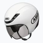 Cyklistická prilba ABUS Gamechanger TT 1.1 shiny white