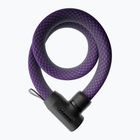 Zámok na bicykel ABUS Yarnit 4004K/110 midnight purple
